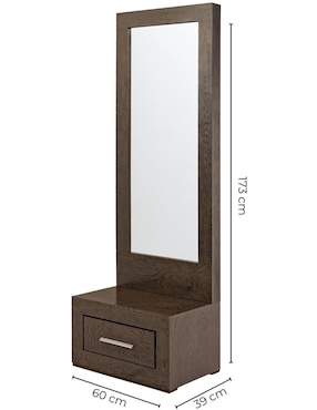 Espejo rectangular Kessa Isabela