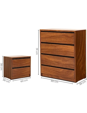 Set recámara Sochic Dargos de MDF