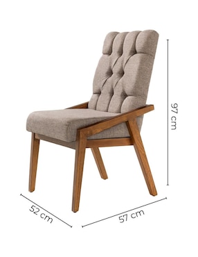 Silla París sochic de madera pino