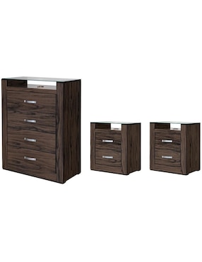 Set de buró Magnolia Kessa de MDF