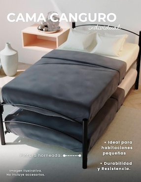 Cama Canguro Jack Jaco de acero individual