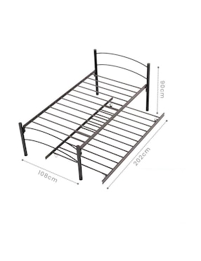 Cama Canguro Jack Jaco de acero individual