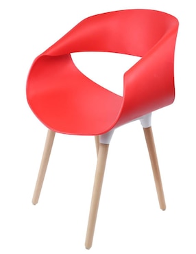 Juego de sillas 4 piezas Eames Ideen de plástico adulto