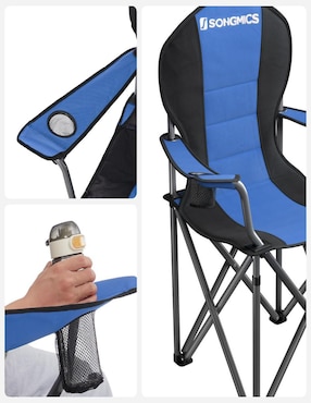 Silla plegable Sandy Songmics Home de acero