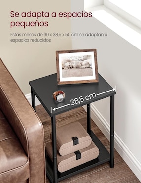 Mesa de centro armable Barnet-old Songmics Home