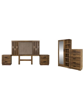 Set recámara Kessa Utah de MDF