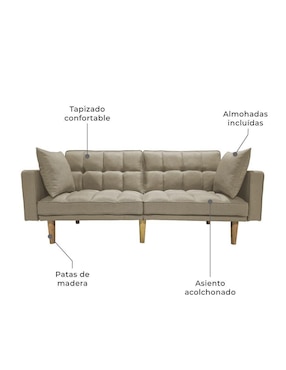 Sofá cama armable Relan