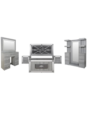 Set recámara Kessa Volga de MDF