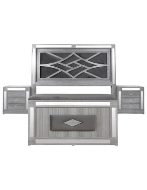 Set recámara Kessa Volga de MDF