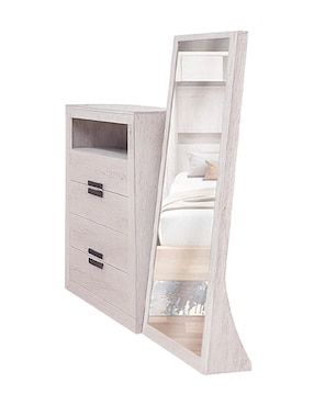 Set recámara Kessa Esmeralda de MDF