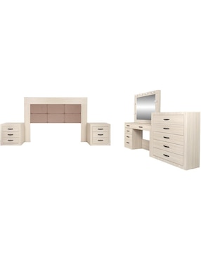 Set recámara Kessa Anna de mdf