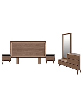 Set recámara Kessa Salzburgo de MDF