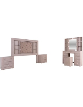 Set recámara Kessa Marissa de mdf