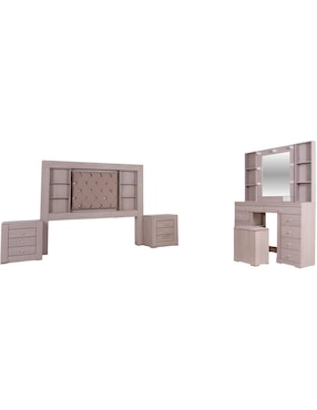 Set recámara Kessa Marissa de mdf