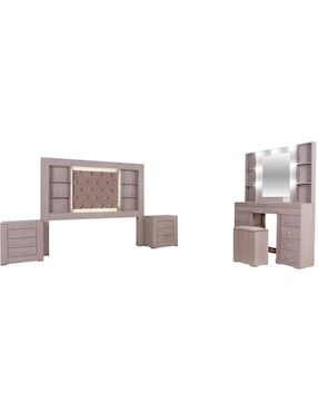 Set recámara Kessa Marissa de mdf