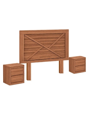 Set recámara Kessa Lorenza de mdf