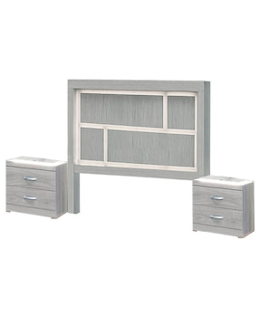 Set recámara Kessa Onix de mdf
