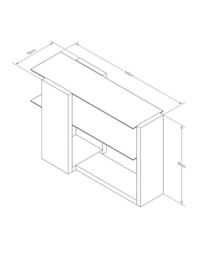 Credenza Petro PH muebles de madera nogal