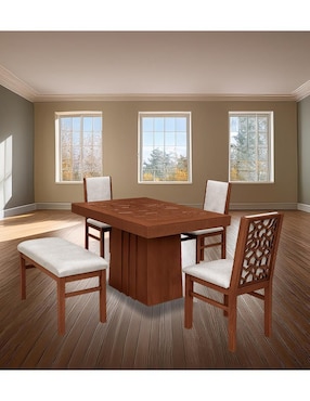 Comedor Rory Kessa para 5 personas de mdf, melamina
