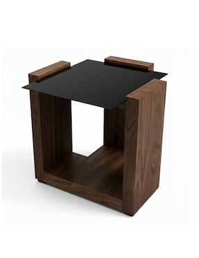 Mesa lateral PH Muebles de madera nogal
