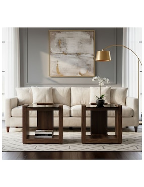 Mesa lateral PH Muebles de madera nogal