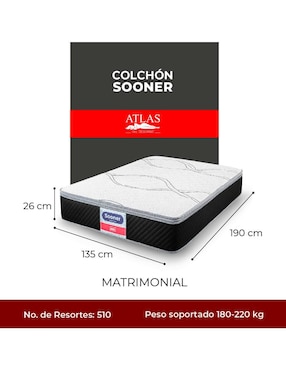 Cama Infinity Atlas del Descanso de mdf