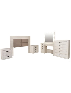 Set recámara Kessa Anna de mdf
