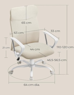 Silla Kime Songmics Home de nylon