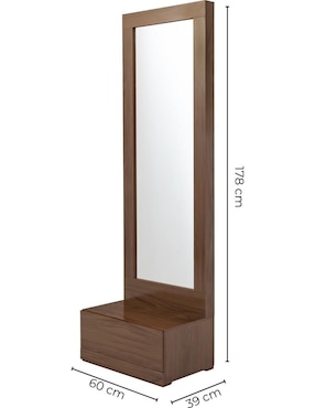 Espejo Rectangular Kessa Valery