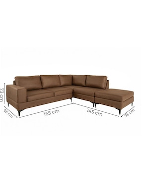Sala modular derecha Niagara Sochic de vinipiel