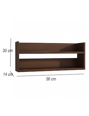 Repisa armable Anisa Knot Studio de MDF