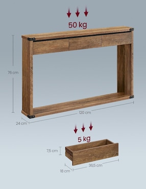 Mesa armable Hael Songmics Home