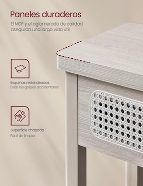 Mesa armable Ellan Songmics Home