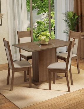Comedor Viena Madesa para 4 personas