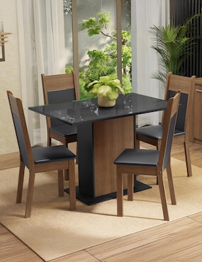 Comedor Viena Madesa para 4 personas