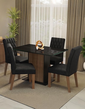 Comedor Reale Madesa para 4 personas