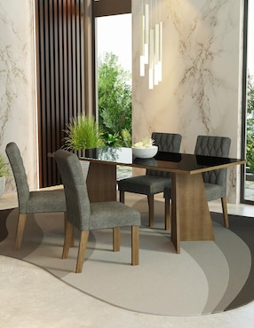 Comedor Harper Madesa para 4 personas