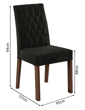 Comedor Harper Madesa para 4 personas