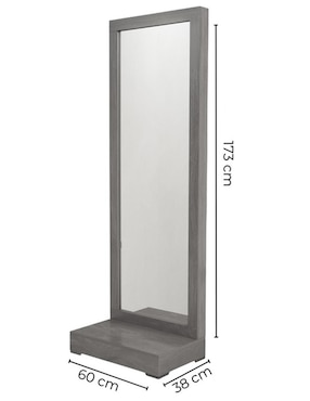 Espejo rectangular Kessa Jazz