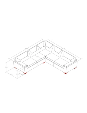Sala modular Artic Boal de tela
