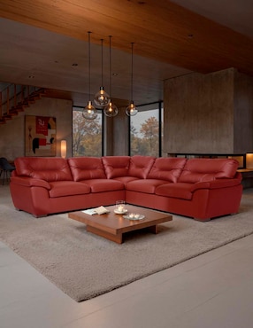 Sala modular Artic Boal de piel y vinil