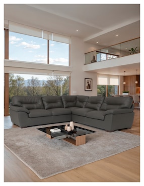 Sala modular Artic Boal de piel y vinil