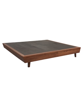 Base para cama armable Horus Dixy de chapa madera matrimonial
