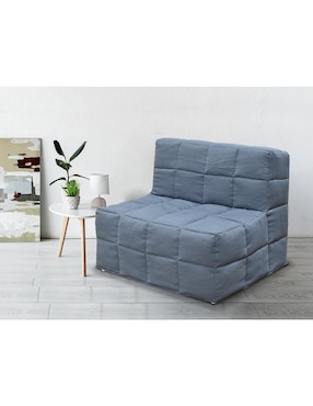 Sofá cama Carpe Diem de madera y tela