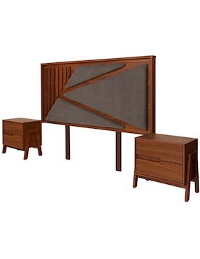 Set recámara Sochic Zia de chapa madera
