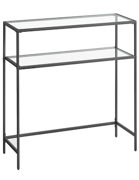Mesa armable Baris Songmics Home de cristal