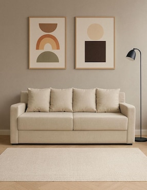 Sofá cama Carpe Diem de madera y tela