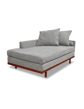 Sofá cama armable Carpe Diem de madera y tela
