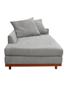 Sofá cama armable Carpe Diem de madera y tela