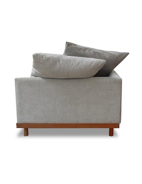 Sofá cama armable Carpe Diem de madera y tela